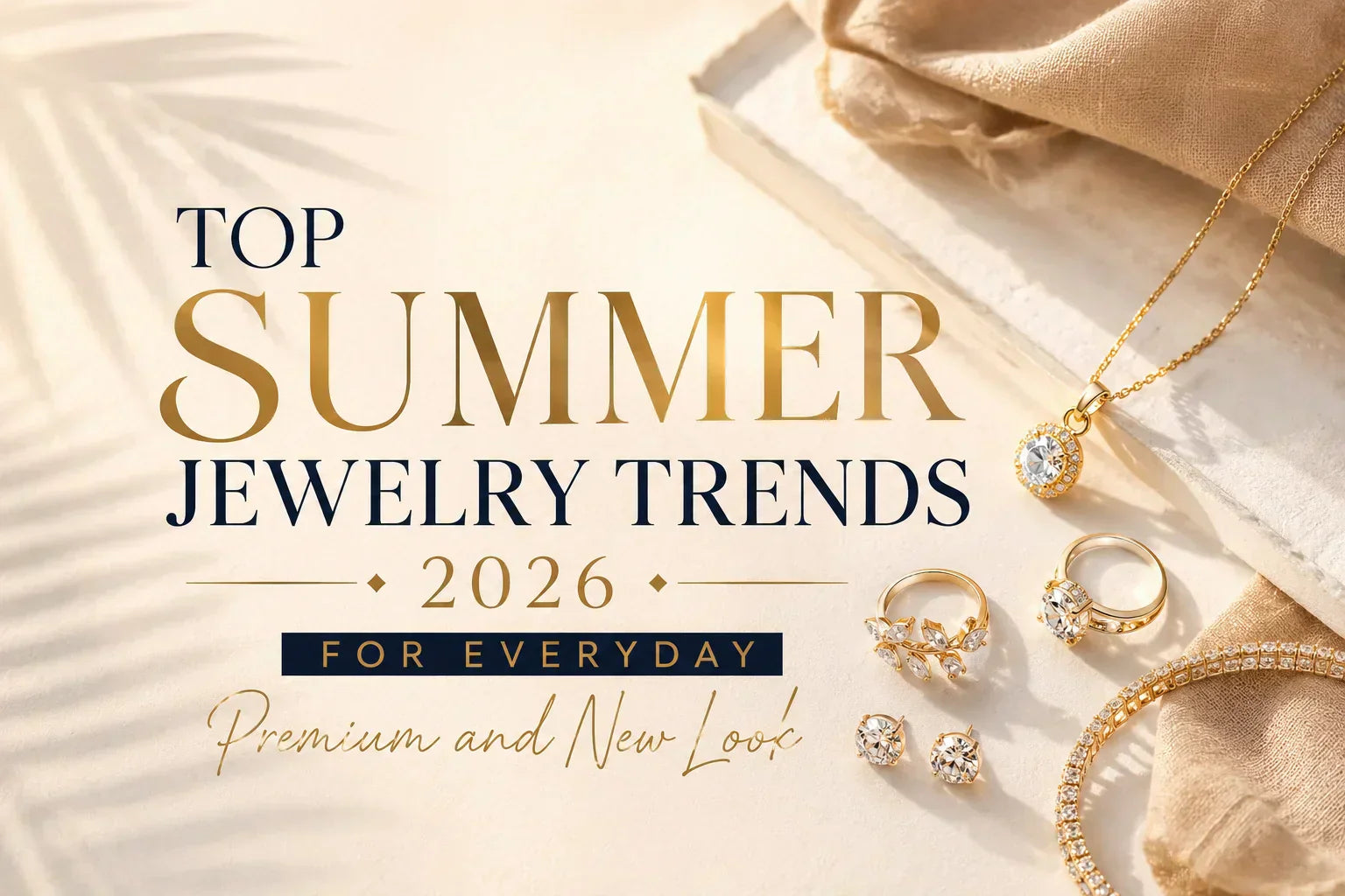 Top summer jewelry trends include rings, earrings, pendants, and necklaces made with lab-grown diamonds and gemstones.