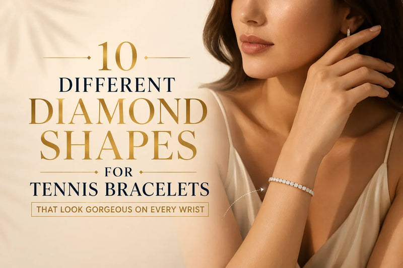 Diamond shapes for making a tennis bracelet beautiful on every wrist.