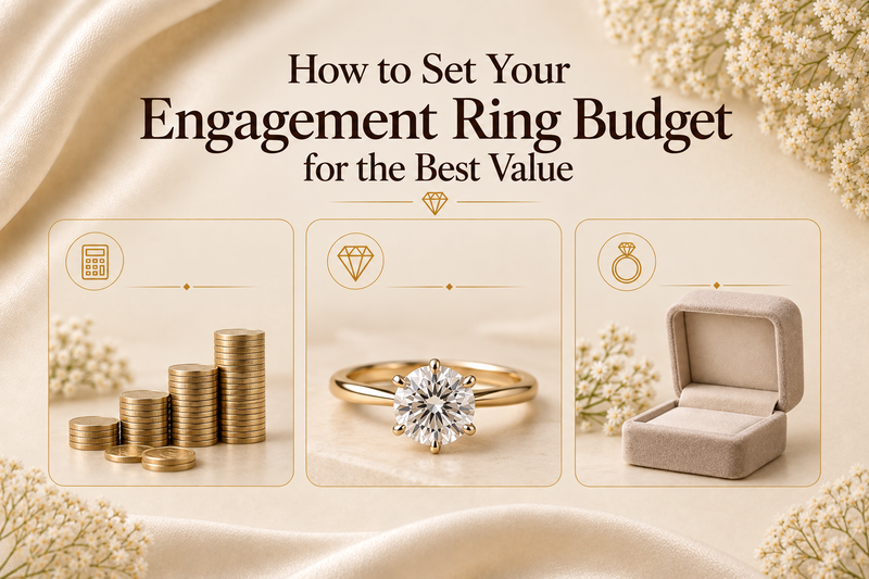 Decide on an engagement ring budget to get an original and trusted piece of jewelry.