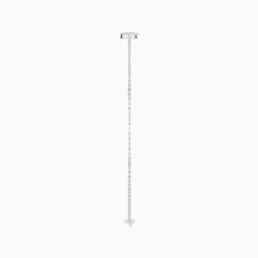 Round Shape Lab Grown Diamond Chain Bracelet