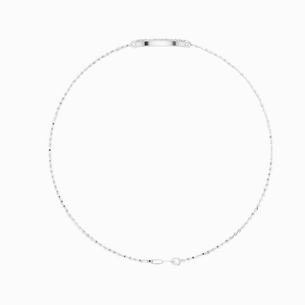 Round Shape Lab Grown Diamond Chain Bracelet