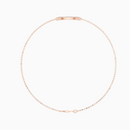 Round Shape Lab Grown Diamond Chain Bracelet