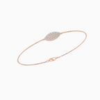 Round Shape Lab Grown Diamond Chain Bracelet