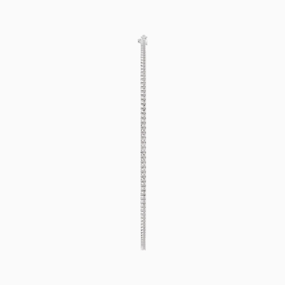 Round Shape Lab Diamond Tennis Necklace for Women