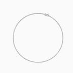 Round Shape Lab Diamond Tennis Necklace for Women