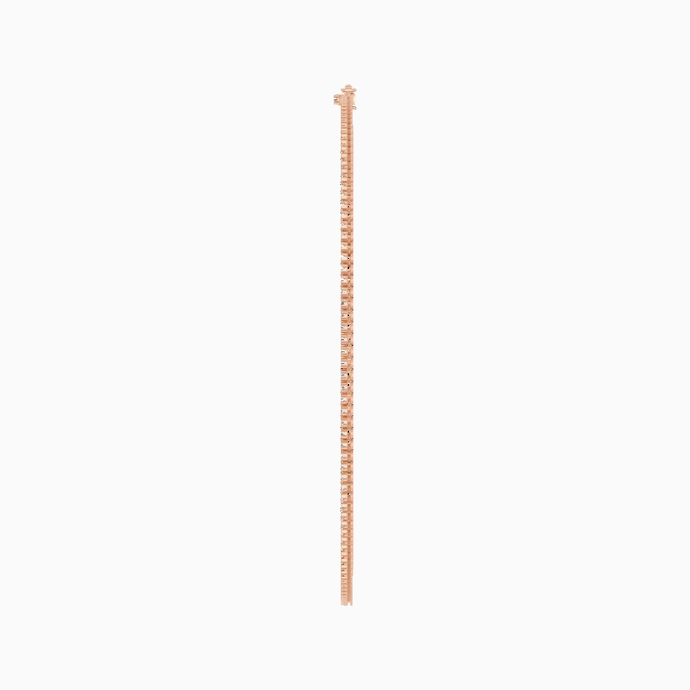 Round Shape Lab Diamond Tennis Necklace for Women