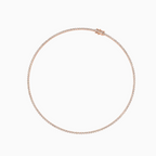 Round Shape Lab Diamond Tennis Necklace for Women