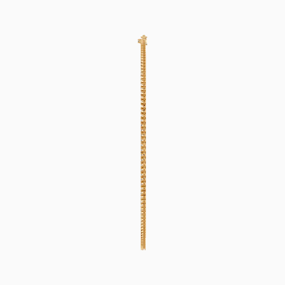 Round Shape Lab Diamond Tennis Necklace for Women