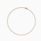 Round Shape Lab Diamond Tennis Necklace for Women