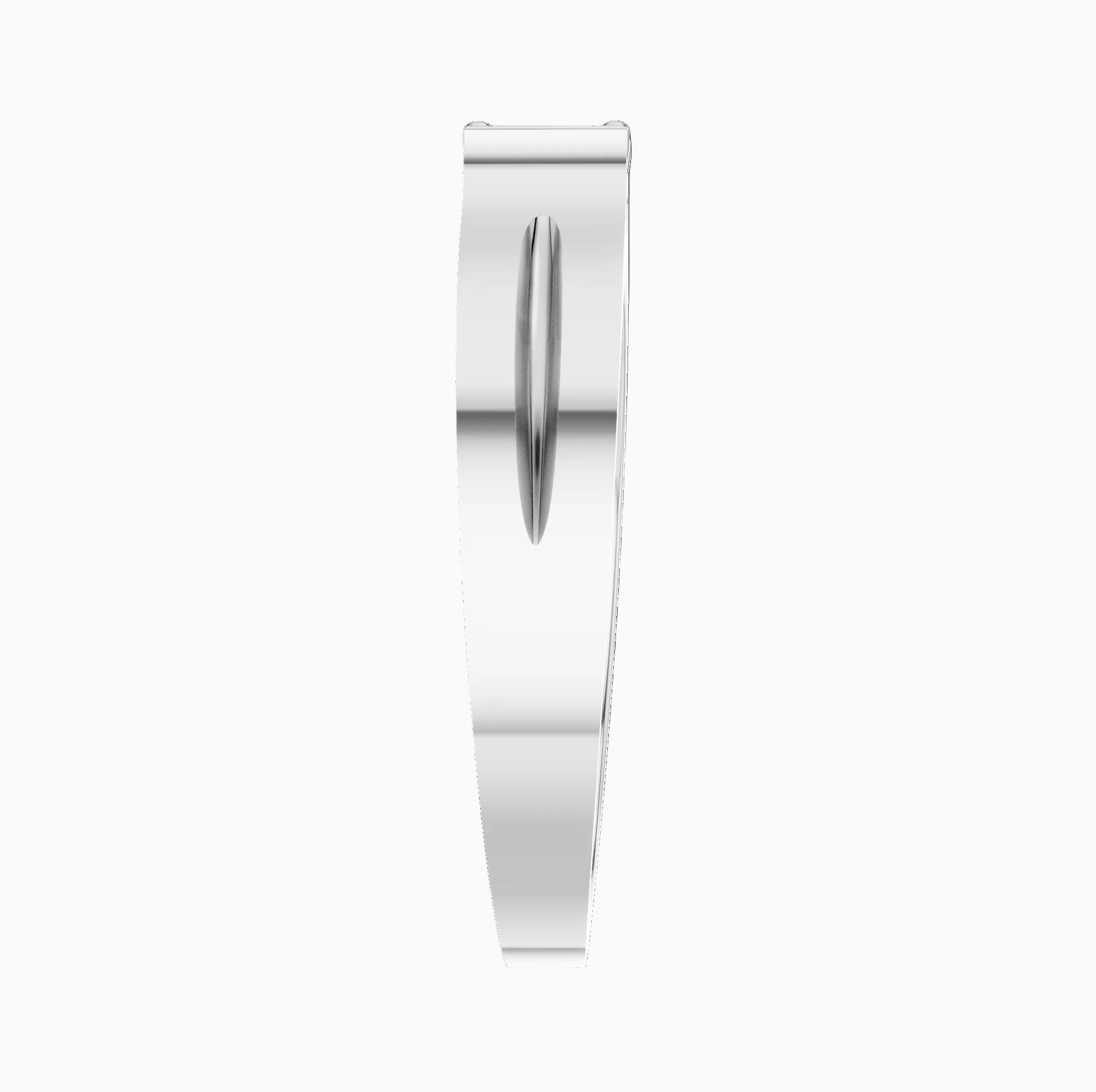 ------Round Lab Grown Diamond Wide Solitaire Mens Ring
