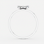 Marquise Cut Lab Grown Diamond Butterfly Gold Ring