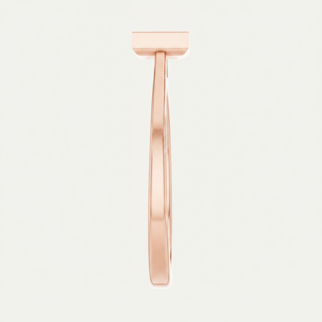 Princess Cut Lab Diamond Solitaire Statement Ring