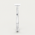 Princess Cut Lab Diamond Solitaire Statement Ring