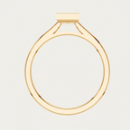 Princess Cut Lab Diamond Solitaire Statement Ring