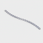 Baguette Sapphire Chain Link Tennis Bracelet