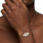 Round Shape Lab Grown Diamond Chain Bracelet