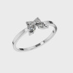 Marquise Cut Lab Grown Diamond Butterfly Gold Ring